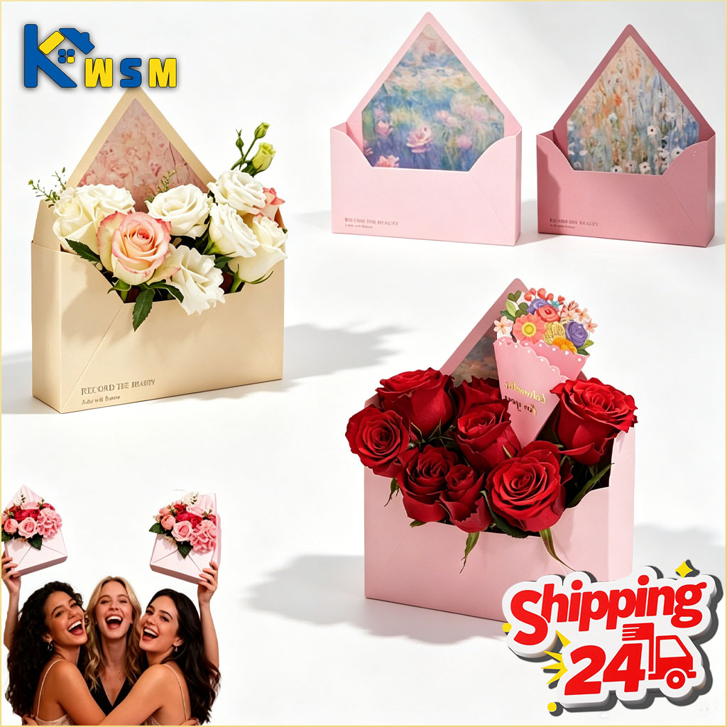 The Florist Supply Shop - 5-20 قطعة صندوق زهور على شكل