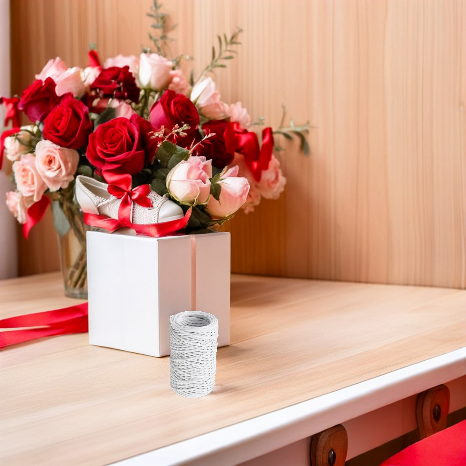 لفتان من خيط تغليف باقات الزهو - مراجعة Florist Wreath Supply وسعره