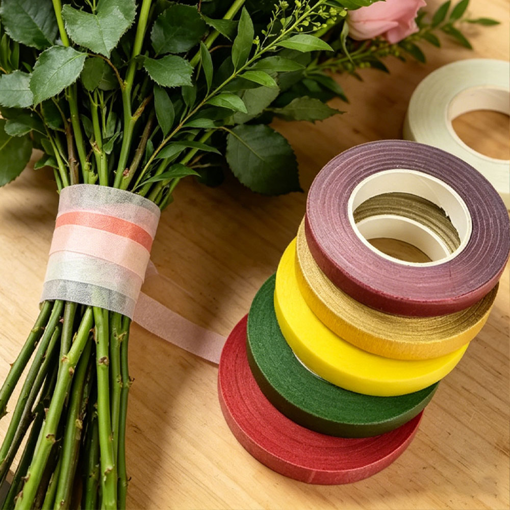 شريط لاصق أخضر لتزيين باقات ال - مراجعة Florist Wreath Supply وسعره