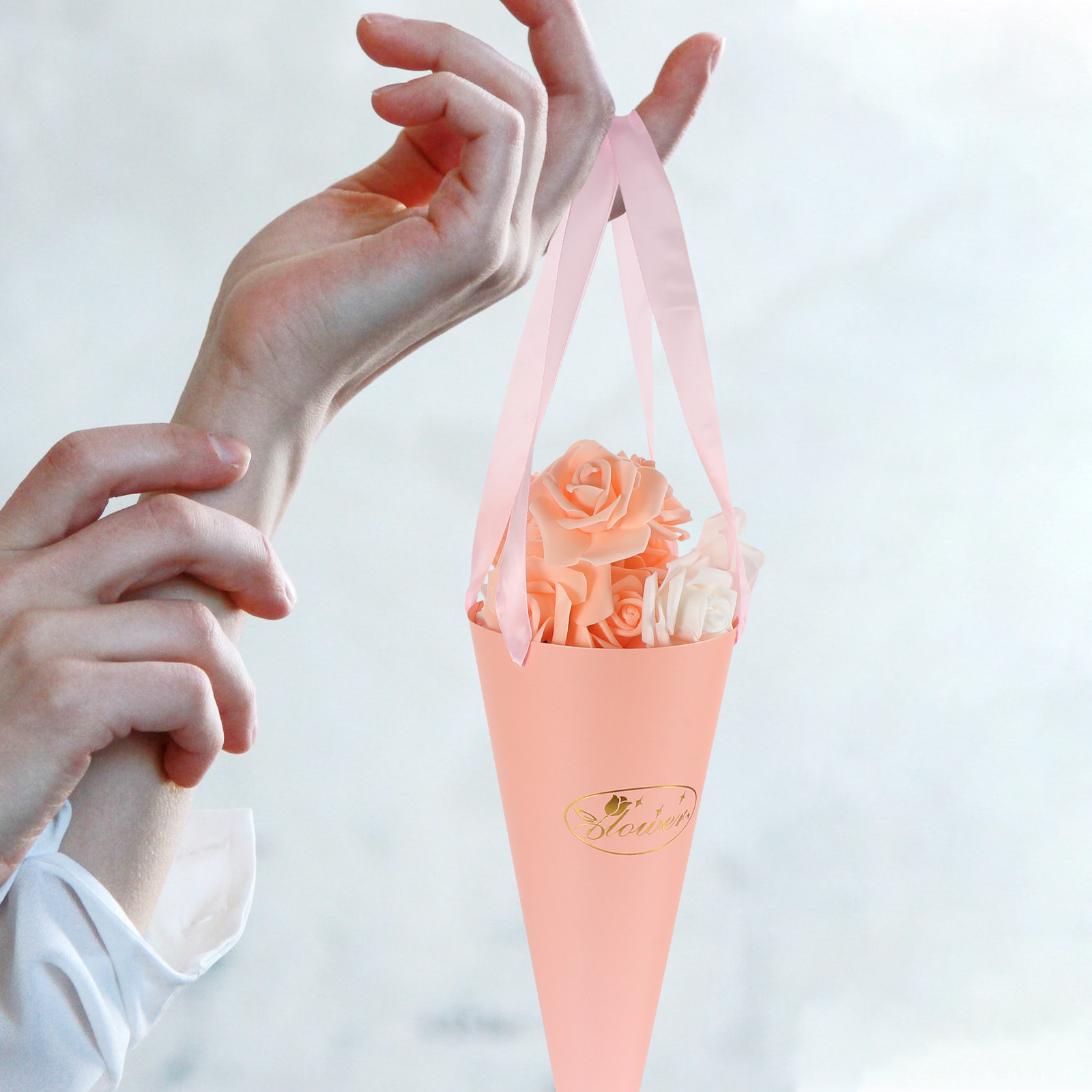 6 قطع من أكياس باقات الزهور ال - مراجعة The Florist Supply Shop وسعره